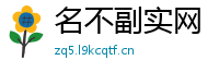 名不副实网